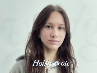 Holliswrote